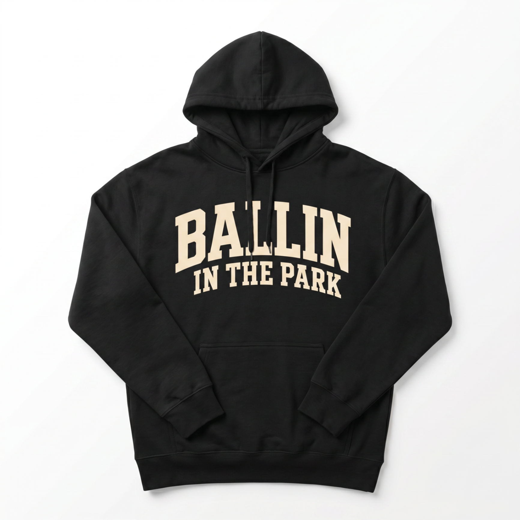 Black Hoodie — Ballin in the Park