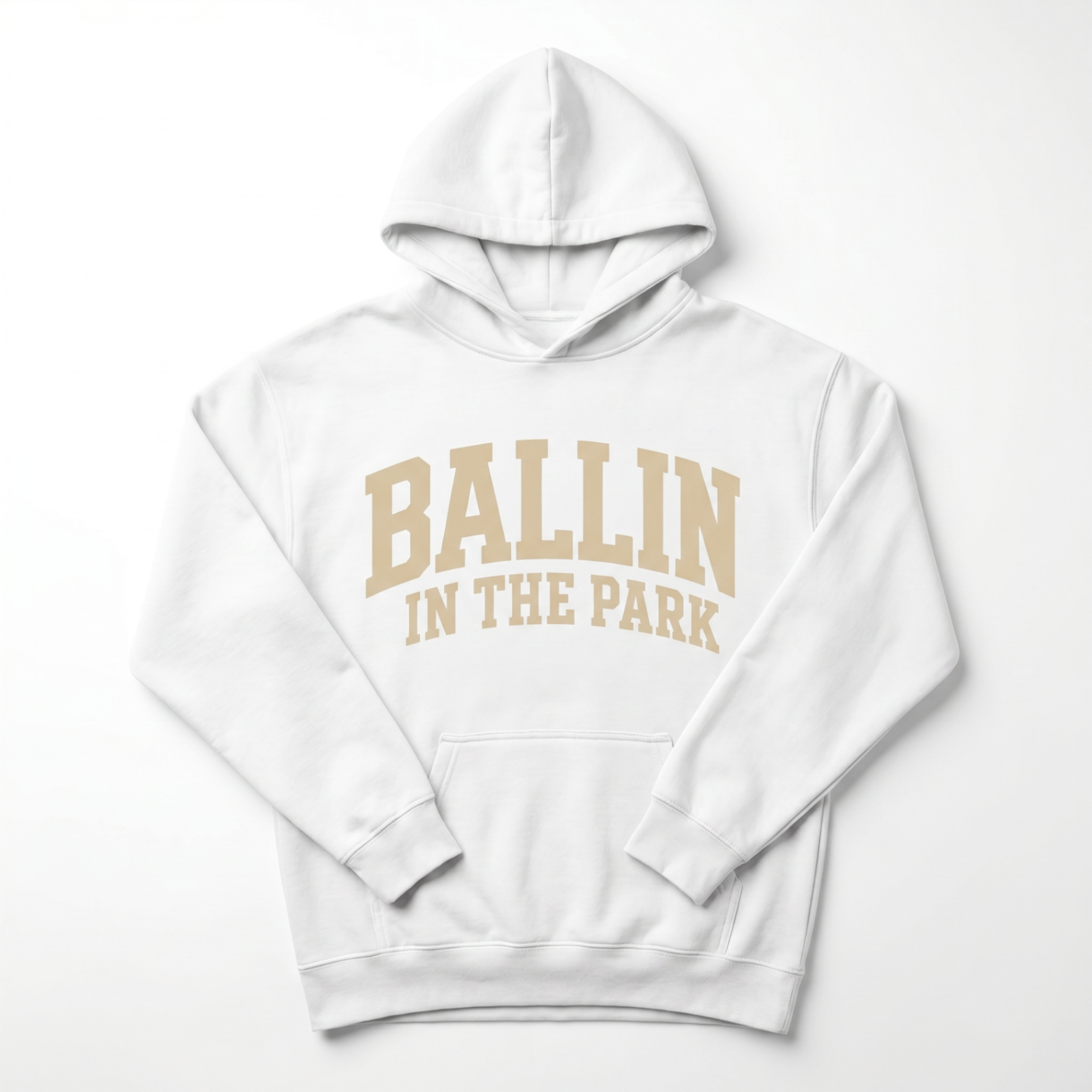 White Hoodie — Ballin in the Park