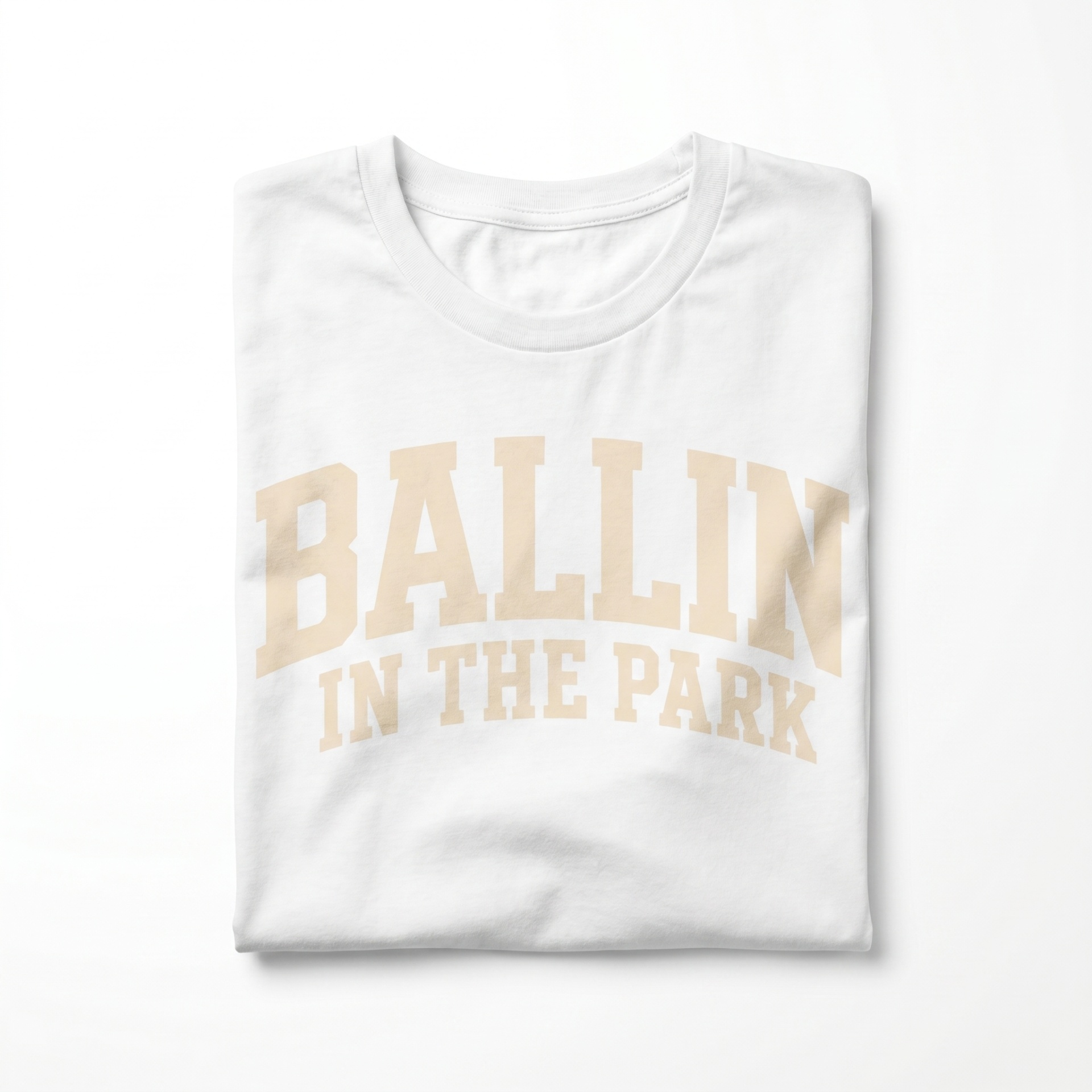 White Tee — Ballin in the Park